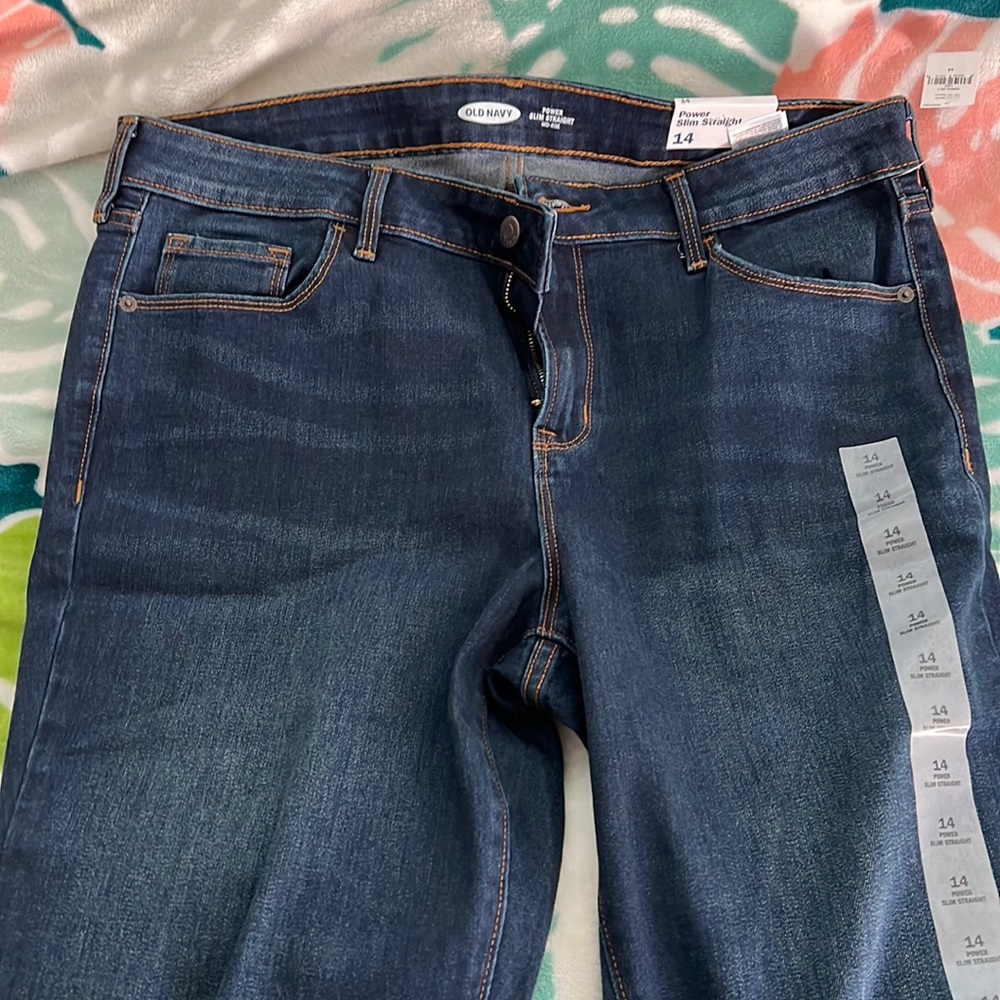 Old Navy: 14 power slim straight